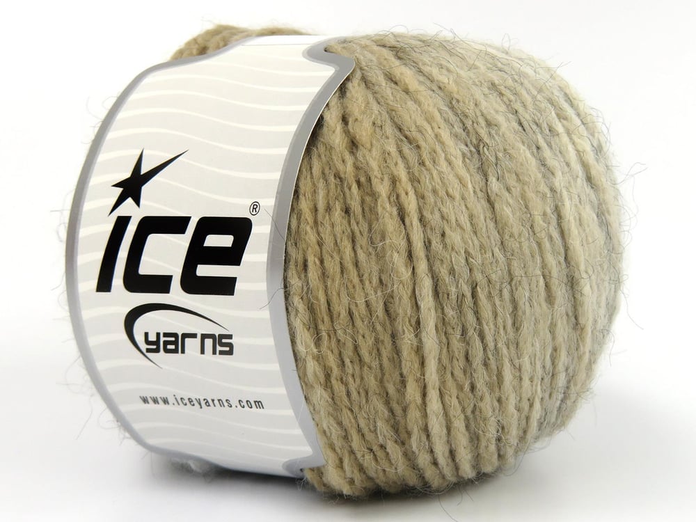 4x100gr. NORDIC LIGHT Gri, Deve Tüyü Yün, Akrilik Kışlık, Yün, Batik Desenli, Worsted, Zincir, Akrilik