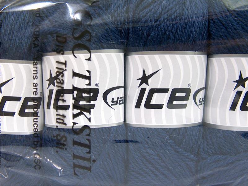 4x100gr. NORSK lacivert Yün, Alpaka Lüks, Alpaka, Kışlık, Yün