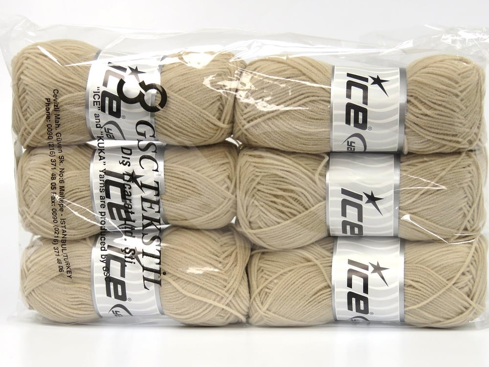6x50gr. NUBUCK CHENILLE Bej Mikro Fiber Kışlık, Şönil