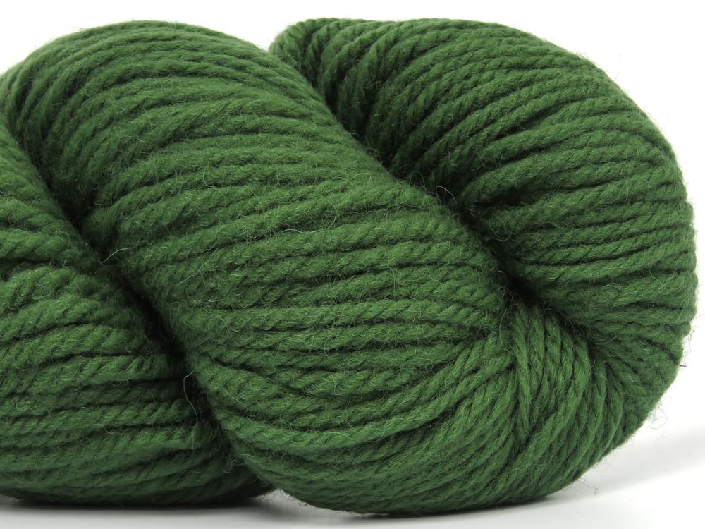 3x100gr. ORGANIC WOOL BULKY Koyu yeşil  Lüks, Kışlık, Yün, 100% Yün, Kalın, Keçe