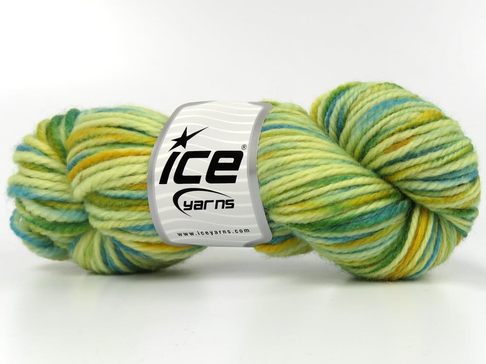 3x100gr. ORGANIC WOOL BULKY HAND PAINT Turkuaz, Altın, Yeşil Tonları  Lüks, Kışlık, Yün, 100% Yün, Kalın, El Boyama, Keçe