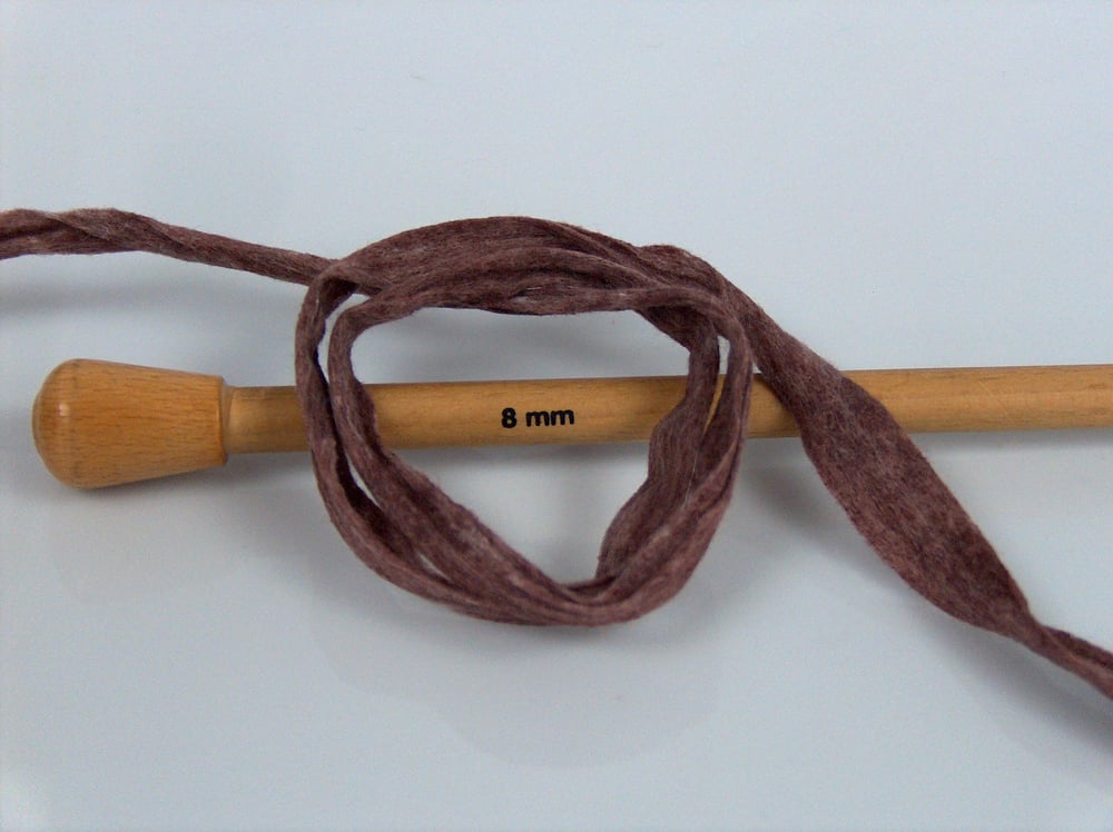 2x100gr. PAPER RIBBON Maron Viskon Şerit, Viskon, Yazlık İplikler, Tığ İşi, Düz iplikler