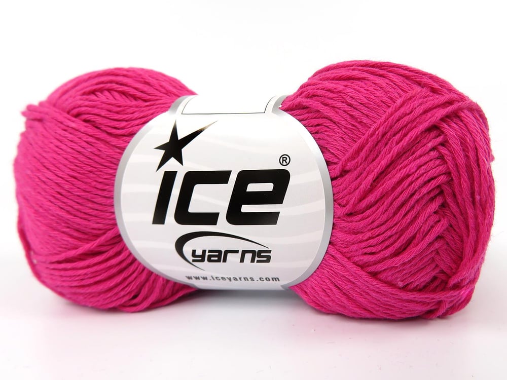 6x50gr. PUNCH Fuşya Pamuk Yazlık İplikler, Pamuk