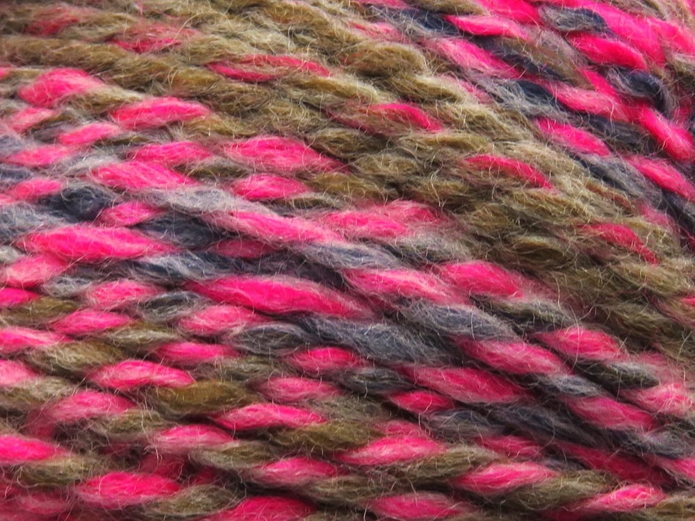 2x200gr. PUZZLE WOOL WORSTED Gri, Deve Tüyü, Pembe tonları Yün, Akrilik Kışlık, Yün, Batik Desenli, Worsted
