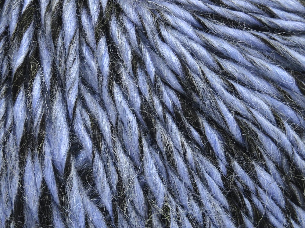 8x50gr. RIHANNA Siyah Akrilik, Yün Kışlık, Yün, Batik Desenli, Akrilik