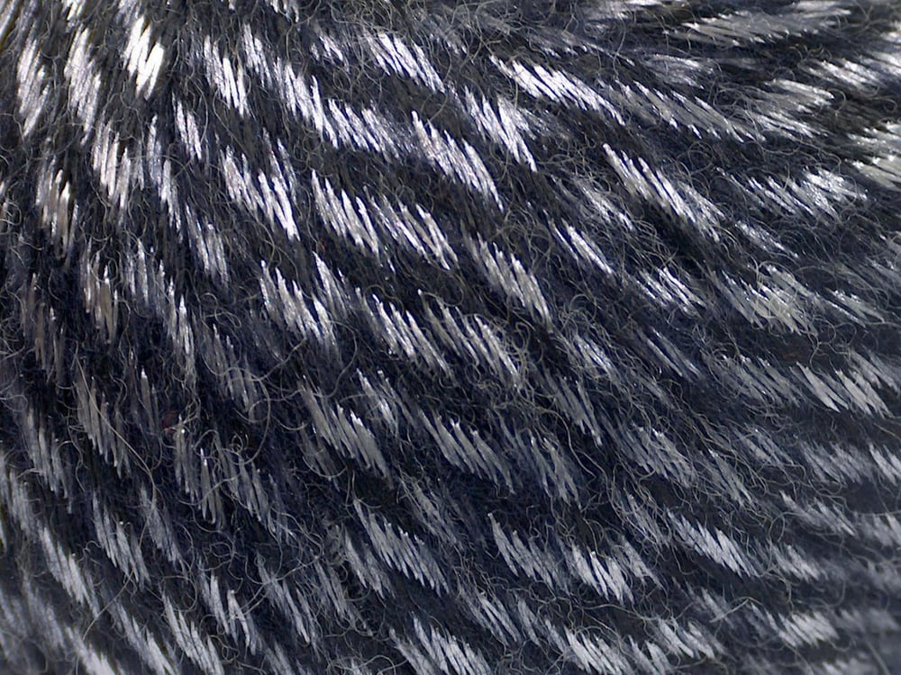 8x50gr. ROCK STAR Mor, Gümüş Akrilik, Merino Yün Merinos, Kışlık, Yün, Worsted