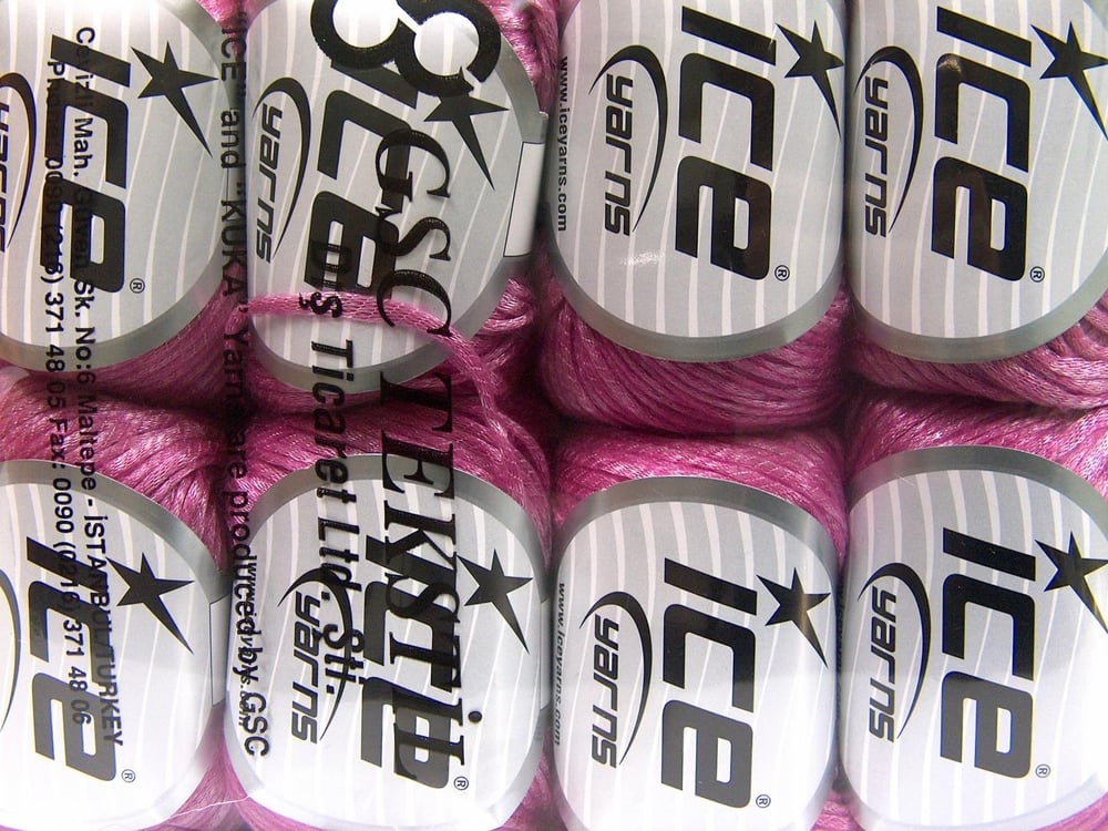 8x50gr. ROCKABILLY Fuşya  Yazlık İplikler, Worsted