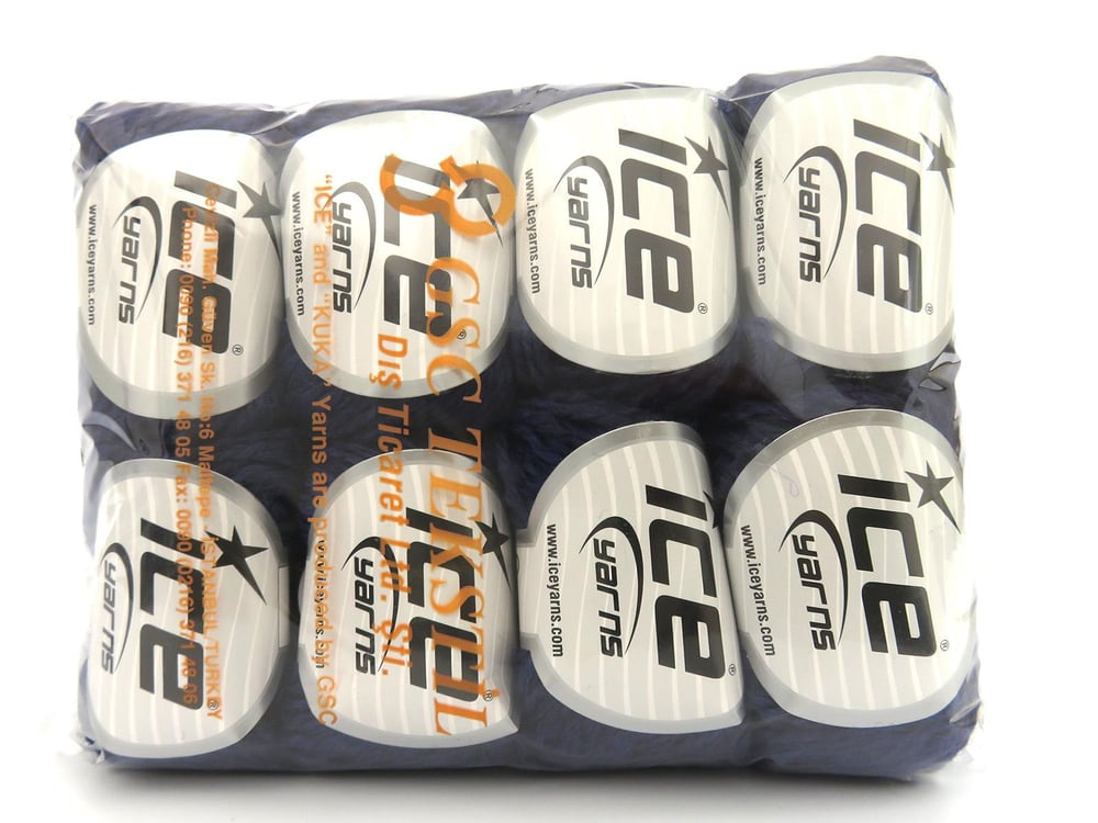 8x50gr. ROYAL WOOL Mavi Yün Kışlık, Yün, Worsted