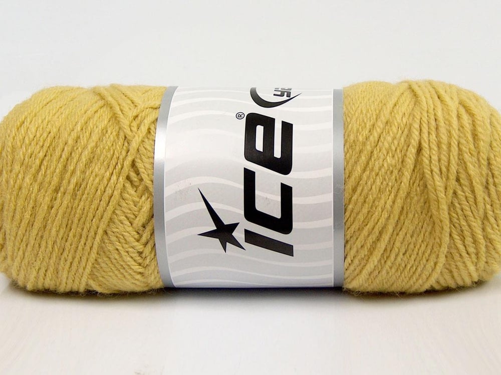 4x100gr. SAVER 100 Açık Zeytin Yeşili Akrilik Kışlık, Düz iplikler, Worsted, 100% Akrilik , Makina Yıkama