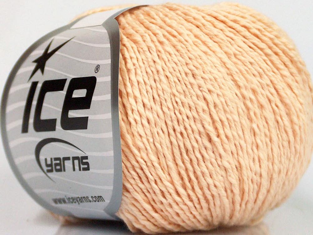 4x50gr. SILK COTTON Açık Somon Ipek, Pamuk Lüks, İpek, Yazlık İplikler, Pamuk