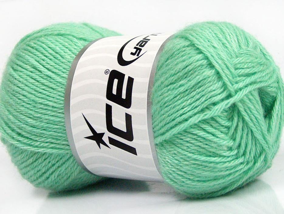 4x50gr. SILK MERINO DK Nane Yeşil Ipek, Merino Yün Lüks, Merinos, İpek, Kışlık