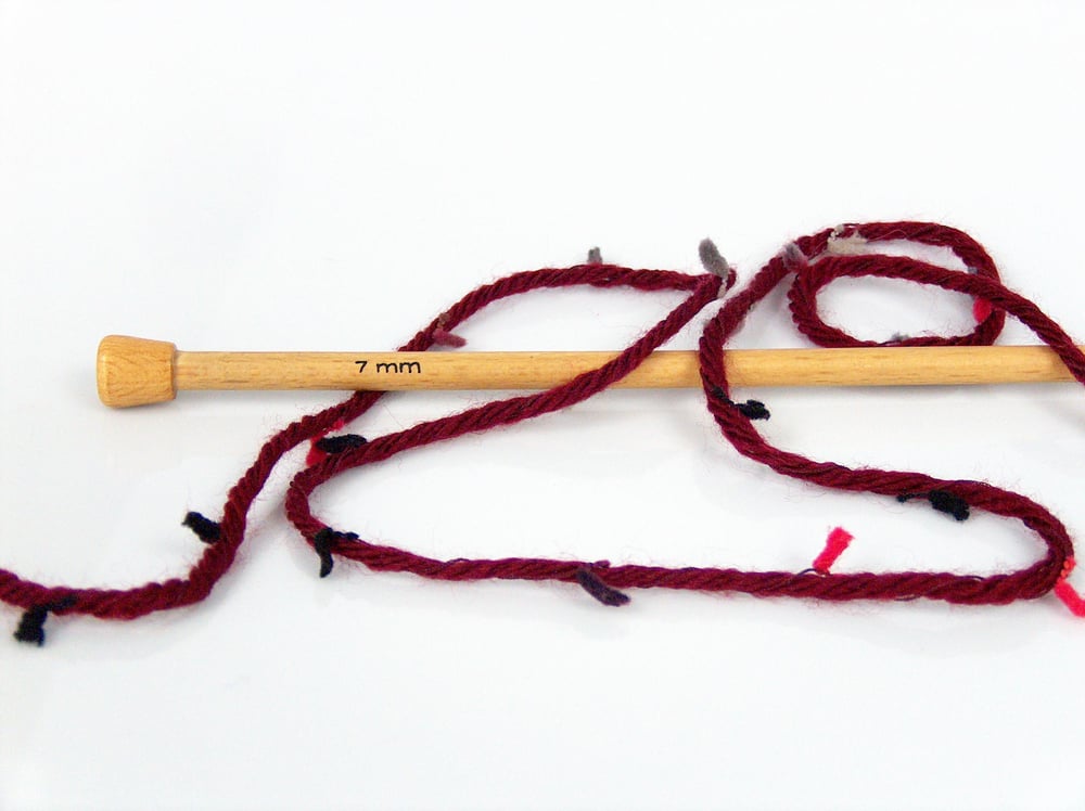 4x100gr. SNOWDROP Bordo Yün, Premium Akrilik Kışlık, Yün, Noktalı, Çok Kalın