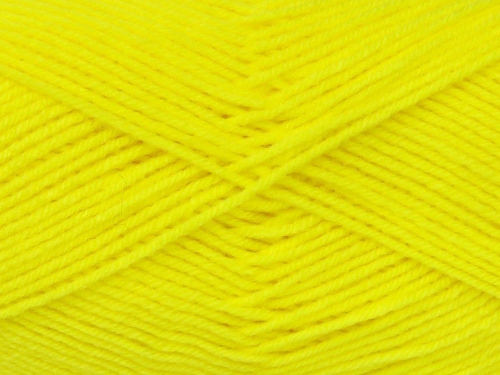 4x100gr. SOFTLY BABY FINE Sarı Akrilik Kışlık, Bebe, Düz iplikler