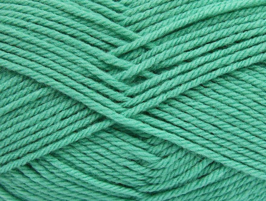 Lot of 4 x 100gr Skeins Ice Yarns SOFTLY BABY Hand Knitting Yarn Mint Green