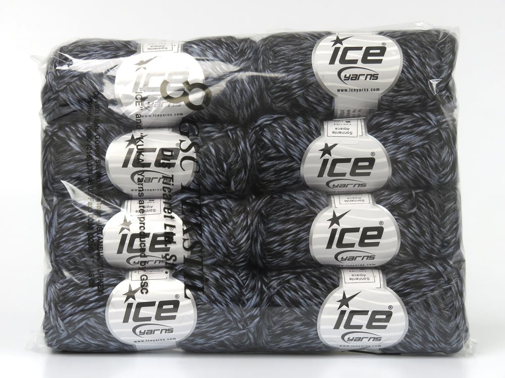 8x50gr. SONRIENTE ALPACA Açık Mavi, Koyu laci Yün, Alpaka, Akrilik Lüks, Alpaka, Kışlık, Yün, Worsted, Akrilik