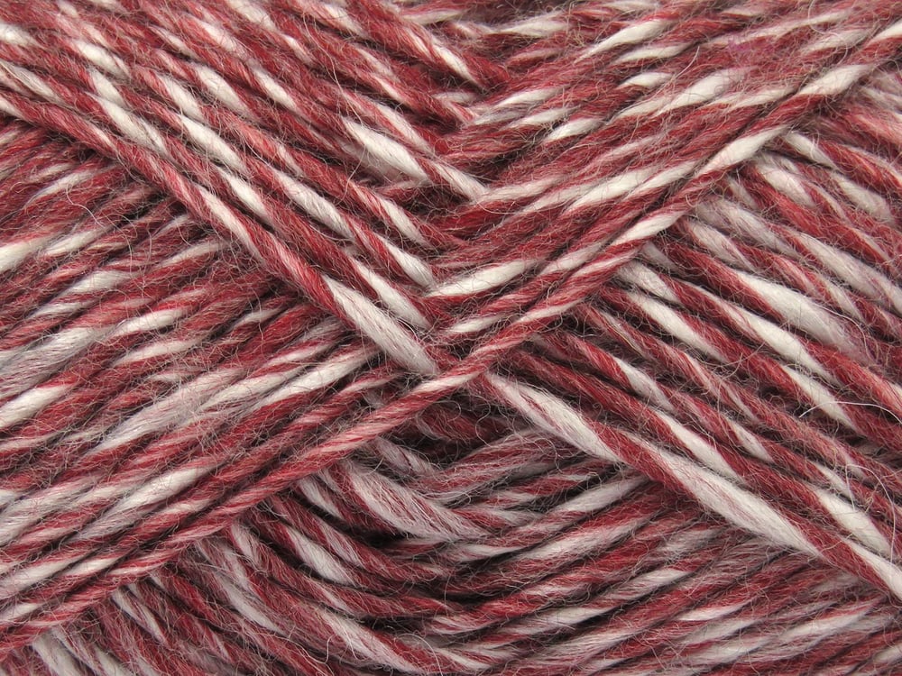 8x50gr. SONRIENTE ALPACA Pembe, Beyaz, Kırmızı Yün, Alpaka, Akrilik Lüks, Alpaka, Kışlık, Yün, Worsted, Akrilik