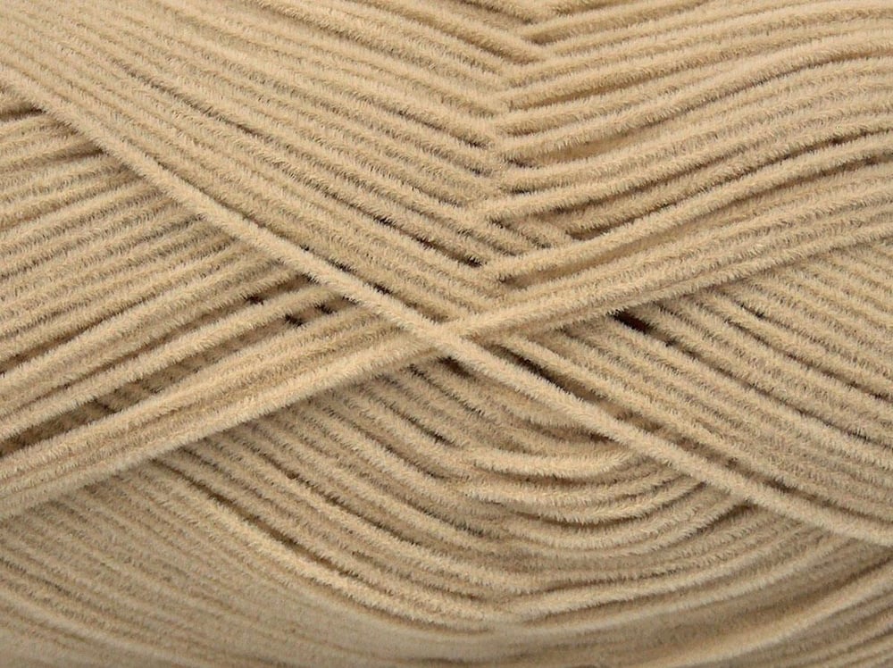 8x50gr. SUEDE CHENILLE Bej Mikro Fiber Kışlık, Şönil