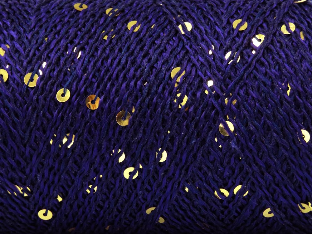 2x200gr. SUMMER PAILLETTE Mor, lacivert Akrilik Yazlık İplikler, Boncuklu Pullu, Akrilik