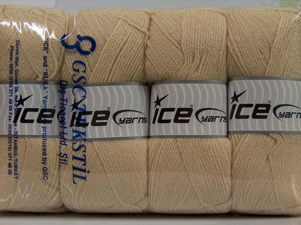 4x100gr. SUPER BABY Krem Bebe Akrilik Kışlık, Bebe, 100% Akrilik