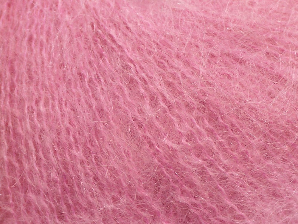 6x25gr. SUPERKID MOHAIR Pembe SuperKid Tiftik Lüks, Merinos, Kışlık, Çok İnce, Yün, Kid Mohair