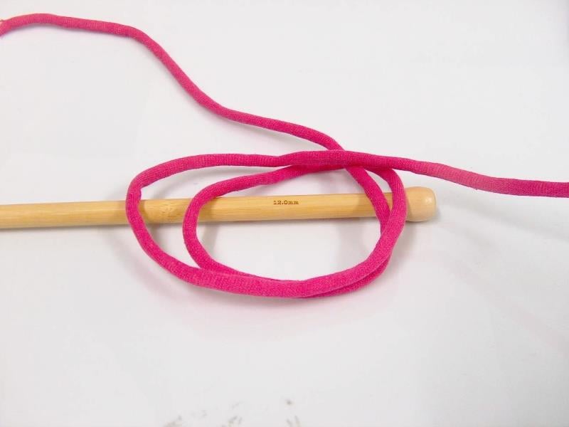 1x250gr. TUBE COTTON JUMBO Fuşya Pamuk Yazlık İplikler, Pamuk, Çok Kalın