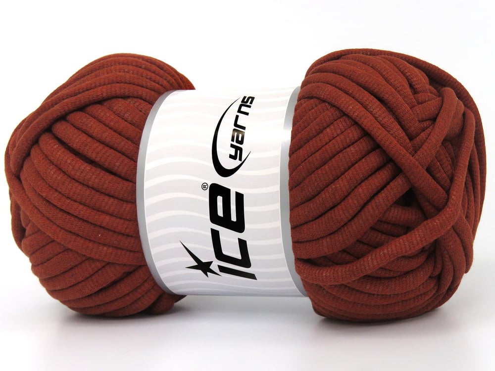 1x250gr. TUBE COTTON JUMBO Koyu Bakır Pamuk Yazlık İplikler, Pamuk, Çok Kalın