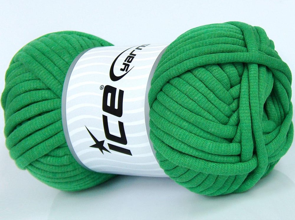 1x250gr. TUBE COTTON JUMBO Yeşil Pamuk Yazlık İplikler, Pamuk, Çok Kalın