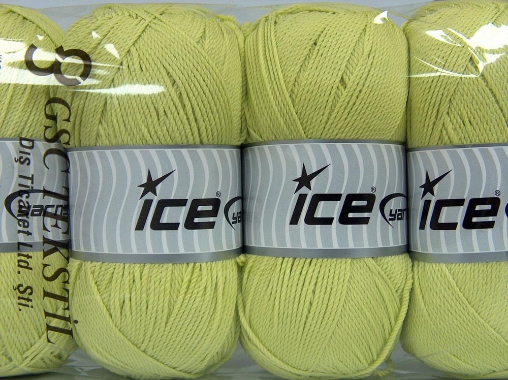 4x100gr. TWISTER DK Açık Yeşil Akrilik Kışlık, Düz iplikler, 100% Akrilik