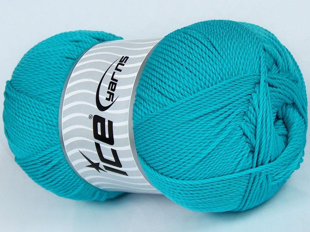 4x100gr. TWISTER DK Turkuaz Akrilik Kışlık, Düz iplikler, 100% Akrilik