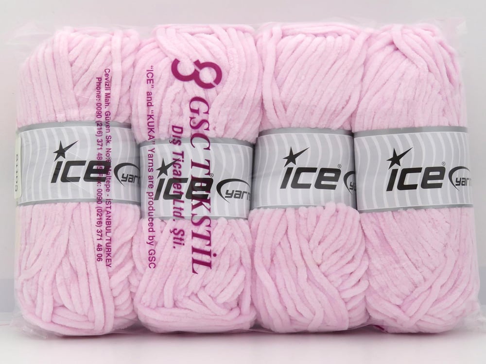 4x100gr. VELVET BABY Bebe Pembesi Mikro Fiber Kışlık, Bebe, Şönil, Worsted