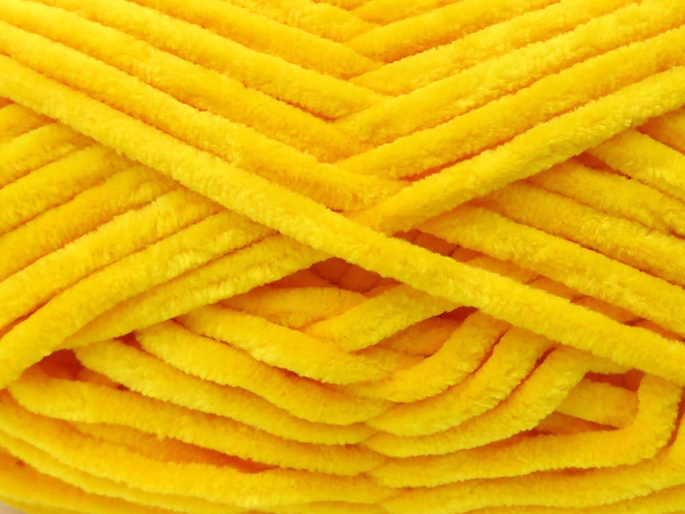 4x100gr. VELVET BABY Sarı Mikro Fiber Kışlık, Bebe, Şönil, Worsted