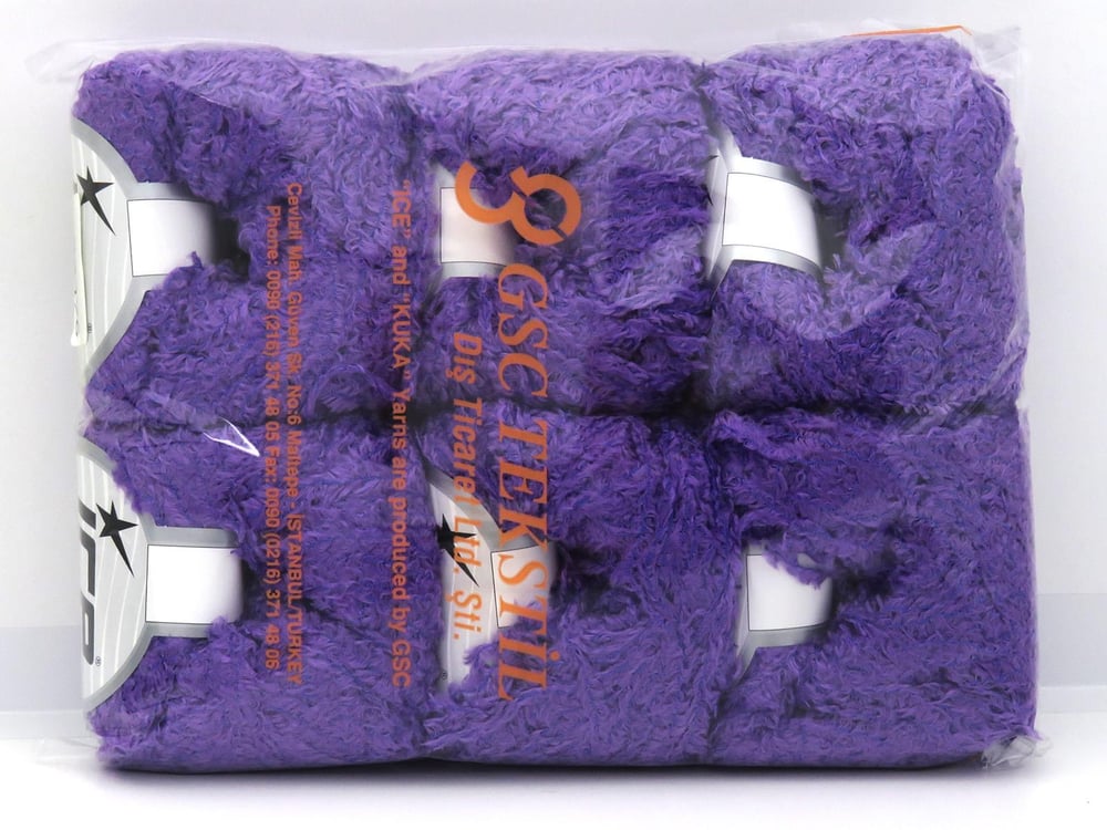 6x50gr. VISCOSE FUR Leylak Viskon Yumoş, Sakallı, Çok İnce, Viskon, Yazlık İplikler