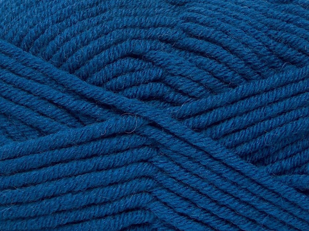 4x100gr. WOOL SUPERBULKY Mavi Yün, Akrilik Kışlık, Yün, Düz iplikler, Çok Kalın, Akrilik