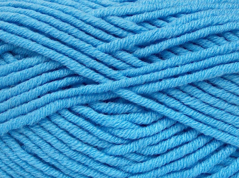 4x100gr. WOOL SUPERBULKY Açık Mavi Yün, Akrilik Kışlık, Yün, Düz iplikler, Çok Kalın, Akrilik