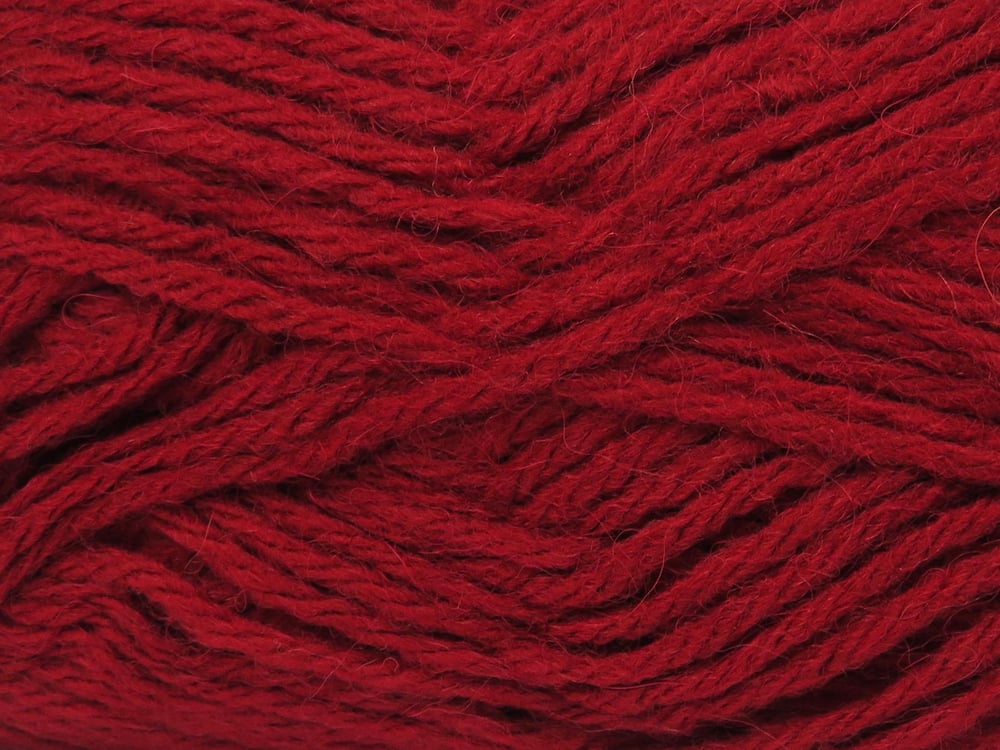 4x100gr. ZERDA ALPACA Kırmızı Alpaka, dralon Lüks, Alpaka, Kışlık, Worsted