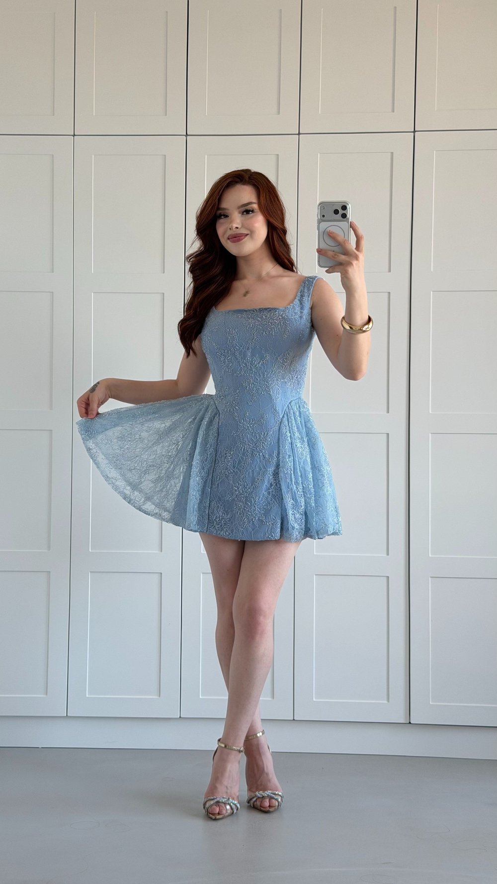 Mabel Mini Elbise Bebe Mavisi