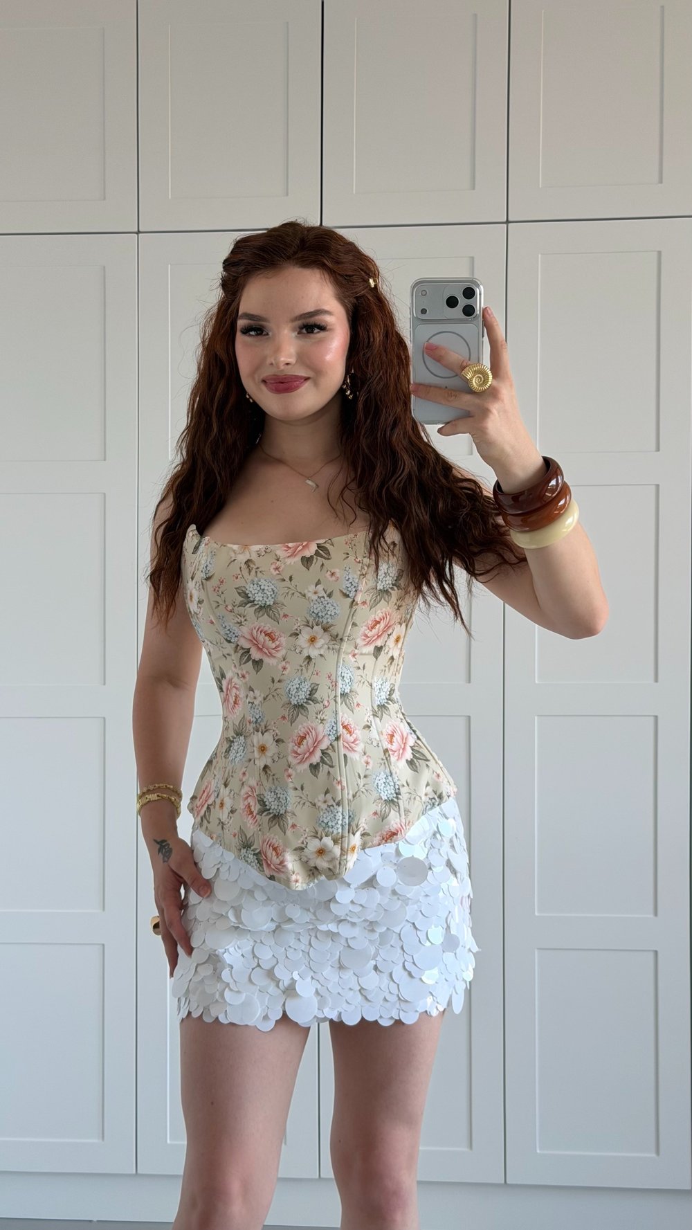 Yesil الباستيل الأزهار مشد