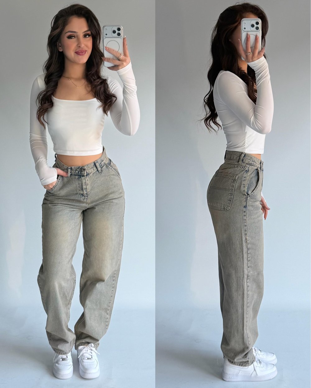 Baggy Scatter Pantolon Eskitme K