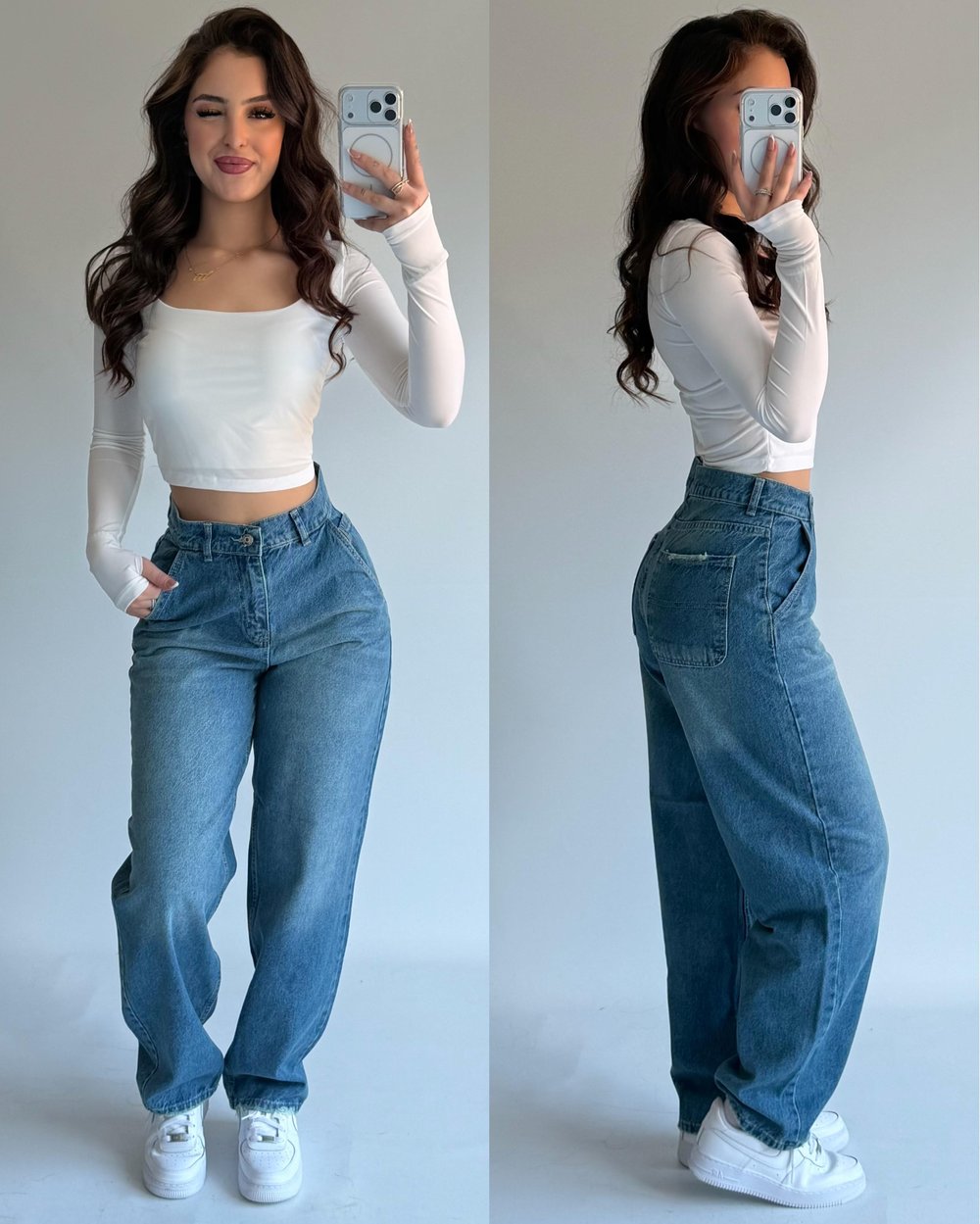 Baggy Scatter Pantolon Mavi K