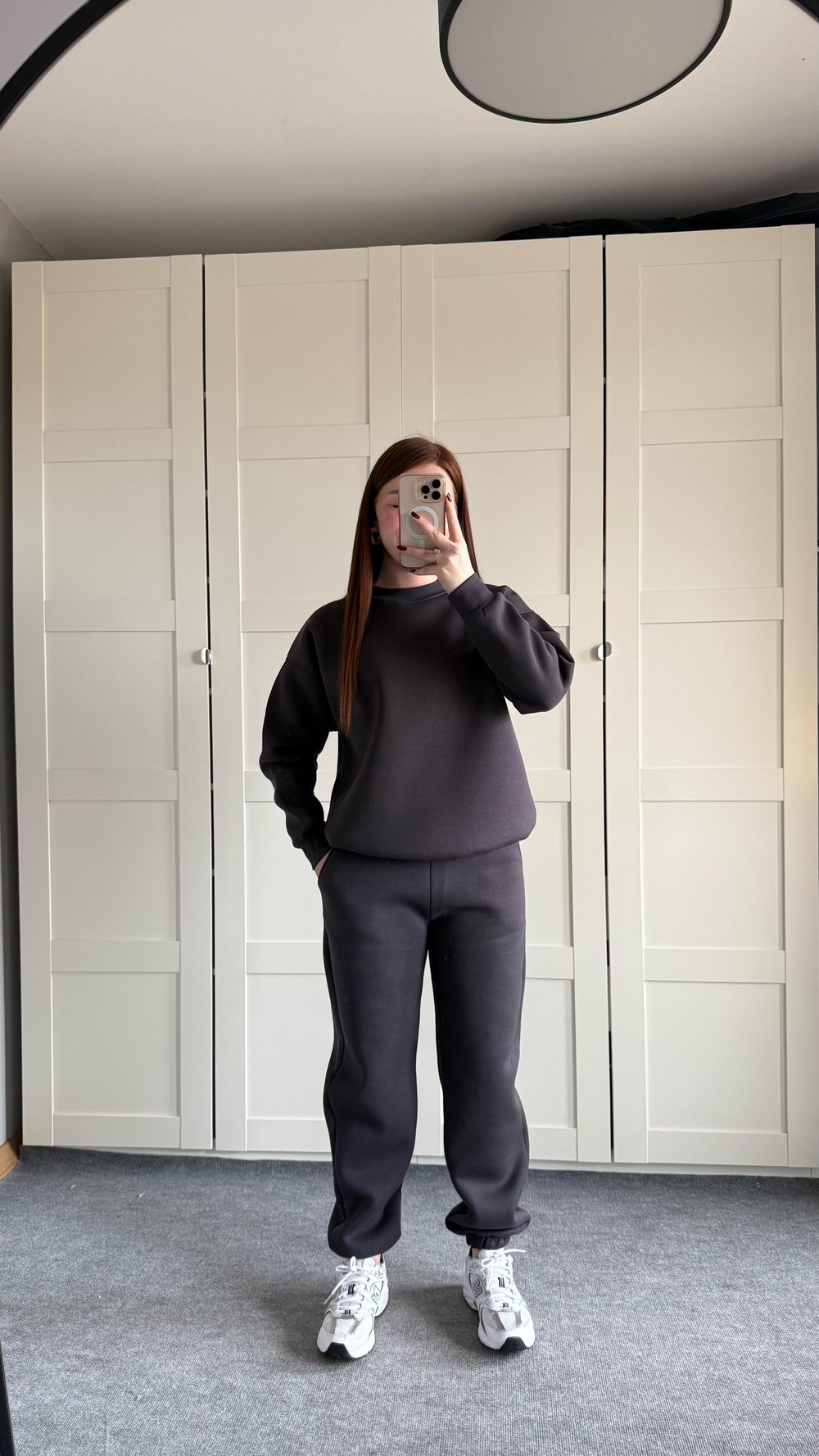 Basıc Sweat Eşofman Takımı Antrasit