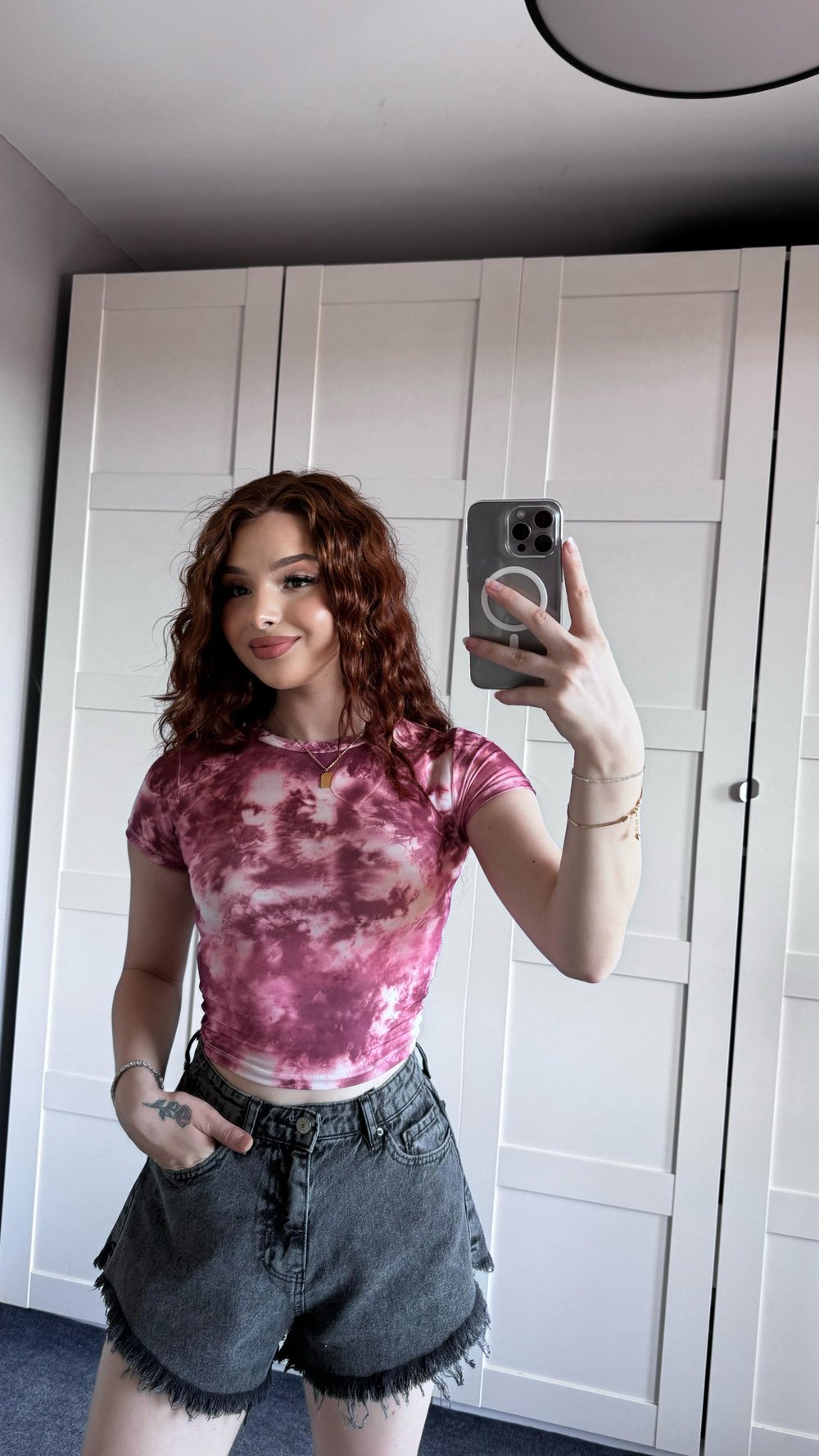Batik Pembe Tişört 