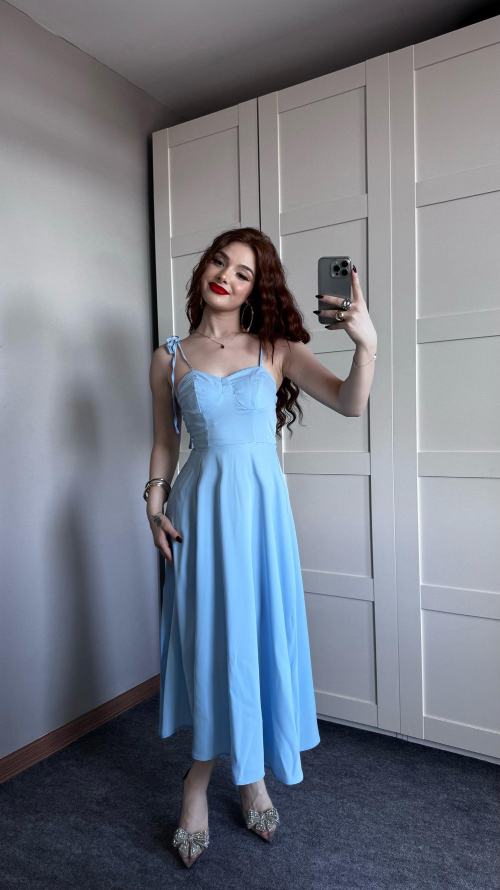 Blue Elbise Özel Üretim