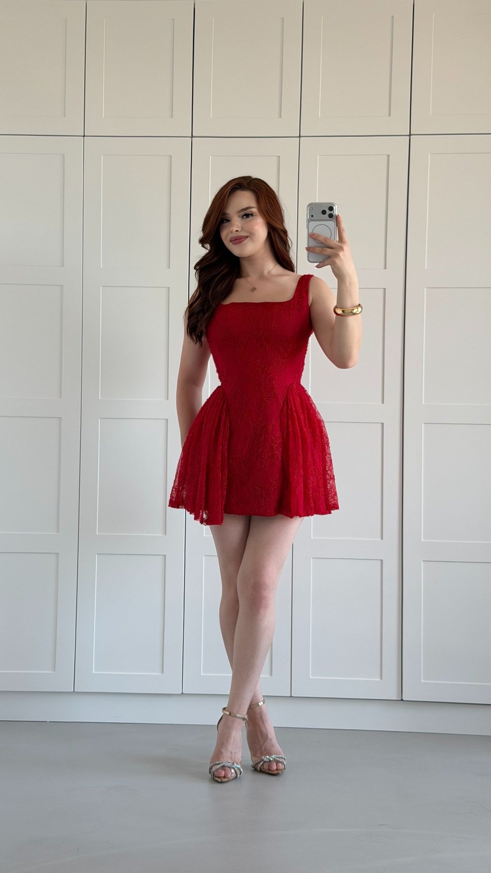 Mabel Mini Elbise Kırmızı