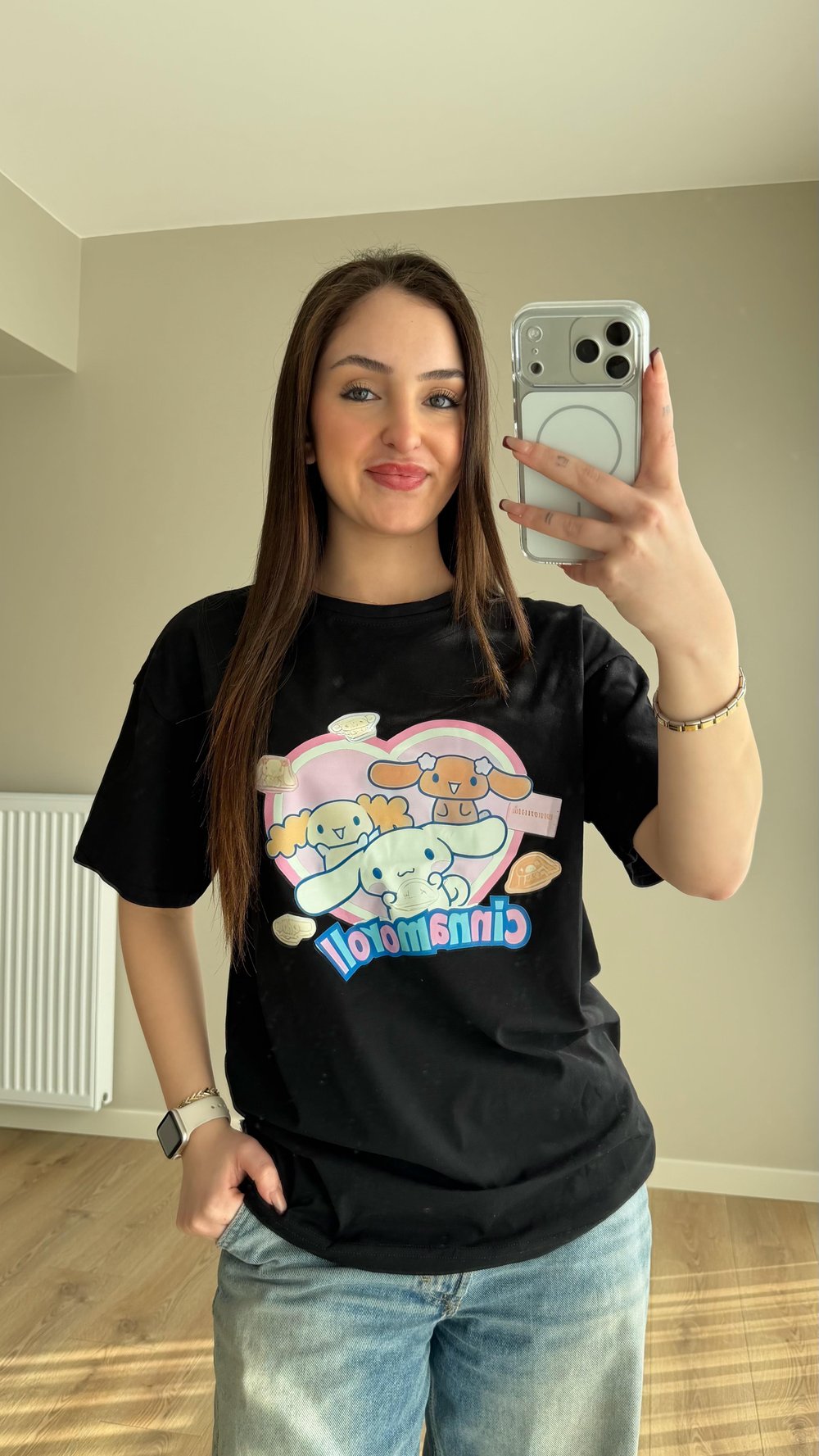Cinnamoyoll Tişört Siyah