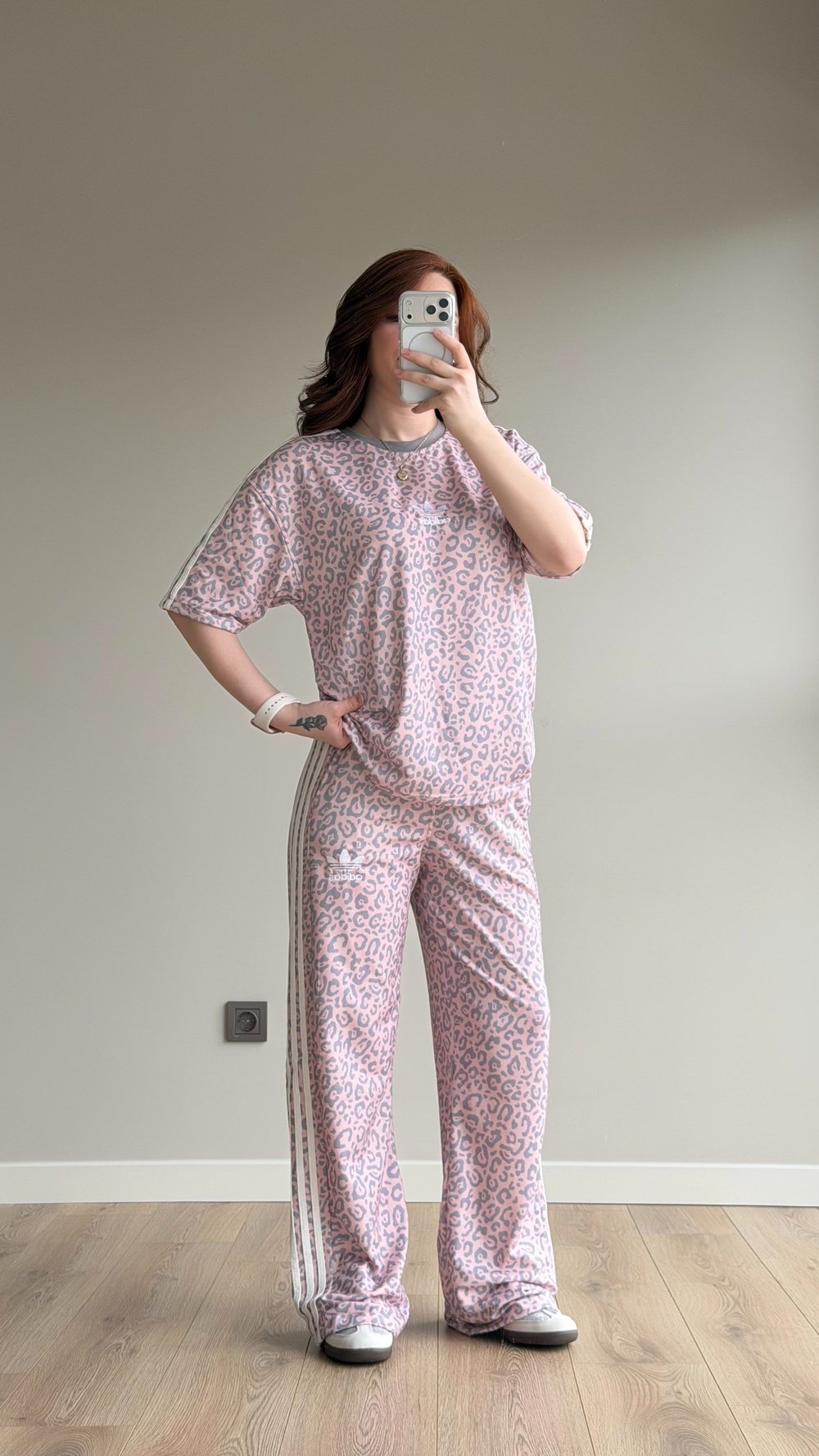 Cool Leopar Takım Pembe