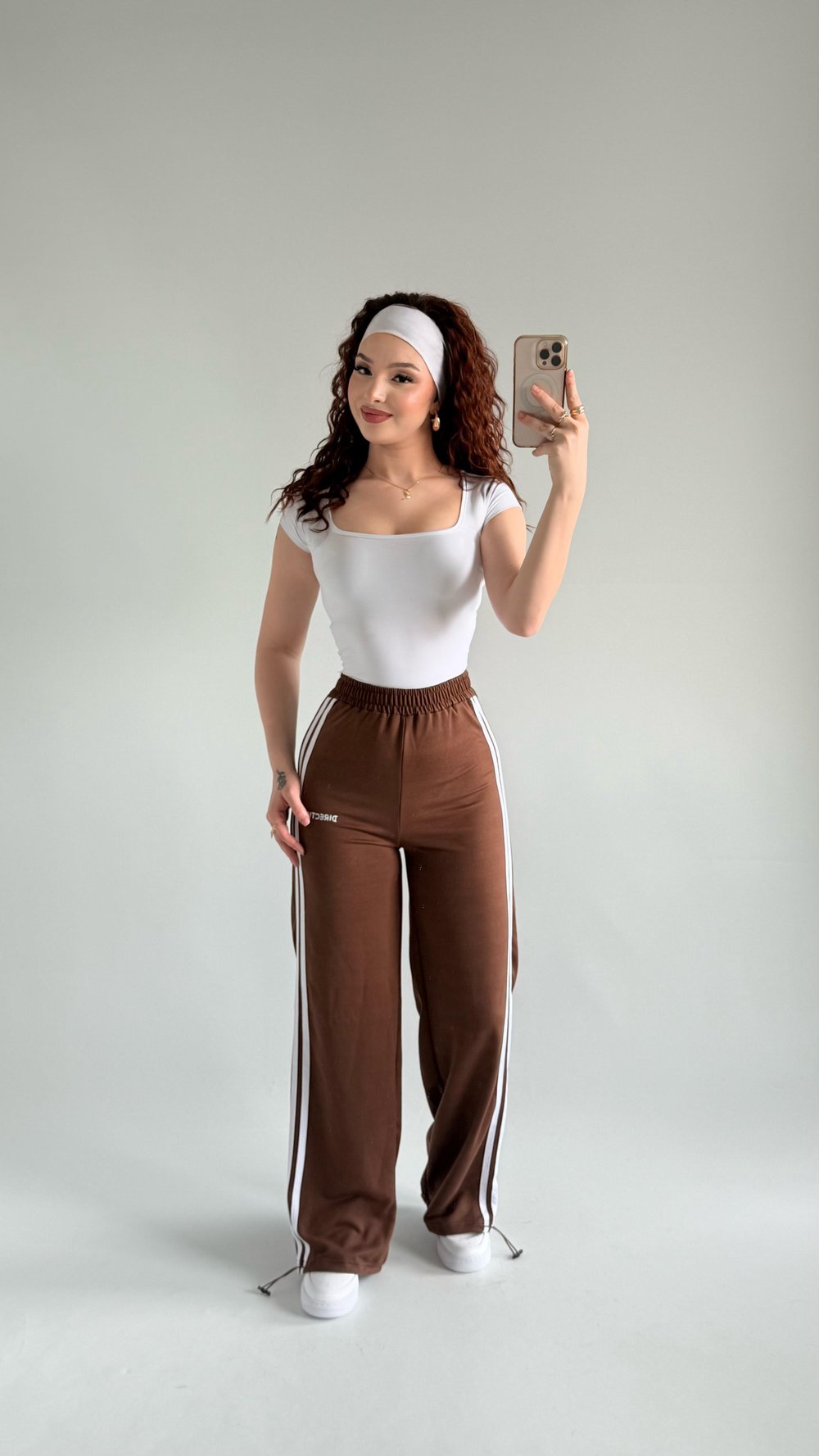 Dırectıon Ayarlanabilir Paça Eşofman Kahverengi