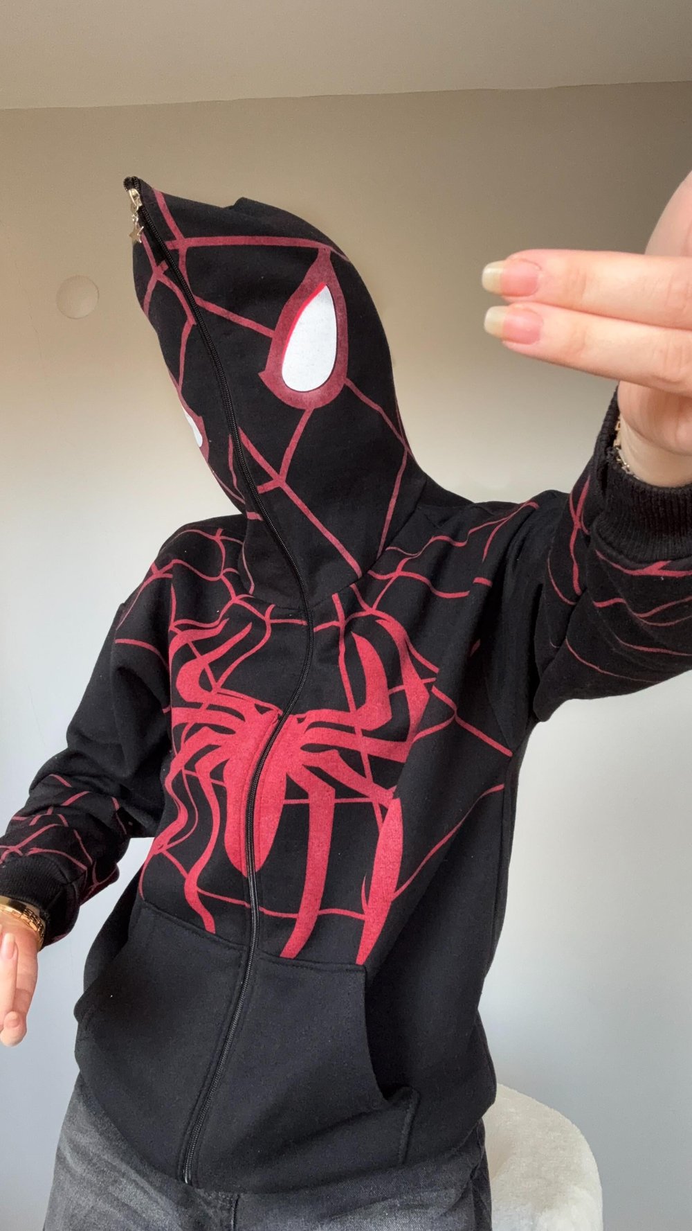 İconic Spider Sweat Hırka Siyah 