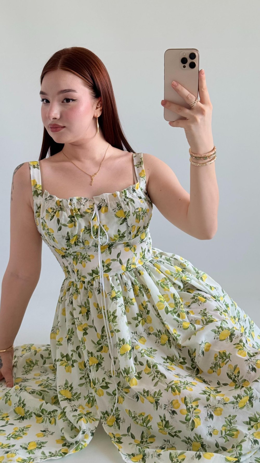 Lemon Cıvıl Cıvıl Elbise Beyaz