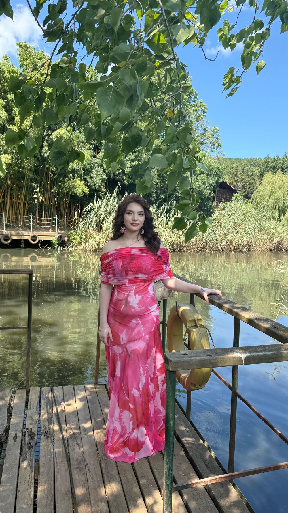 Lina Madonna Tüllü Elbise Pembe