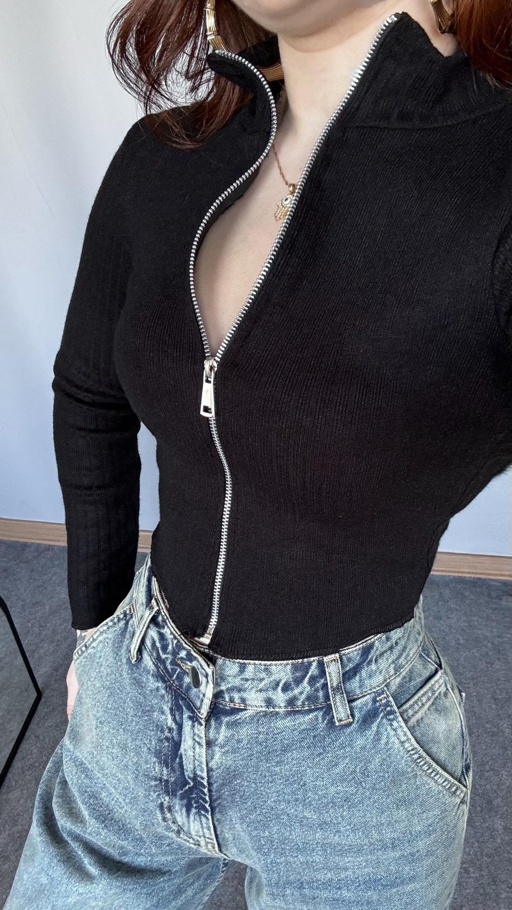 Mady Fitilli Hırka Siyah